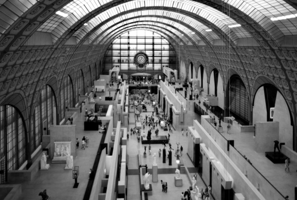 1990, Paris, Rive gauche, Gare d'Orsay - Musee d'Orsay.