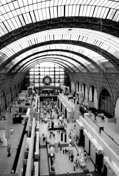 1990, Paris, Rive gauche, Gare d'Orsay - Musee d'Orsay.