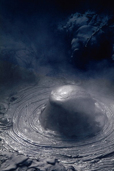 Nature, Italy, region of Campania, 1975 Solfatara of Pozzuoli.