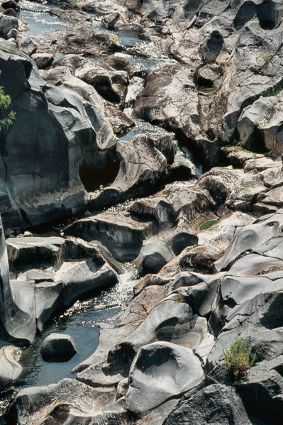 Nature, Italy, region of Sicilia Gole dell'Alcantara (Alcantara Gorges).