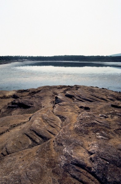 Nature, Italy, region of Sardegna 1975 Lago di Baratz (Baratz Lake).