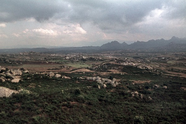 Nature, Italy, region of Sardegna 1975 Piana de Grandi Sassi - Valle della Luna (Plain of the Big