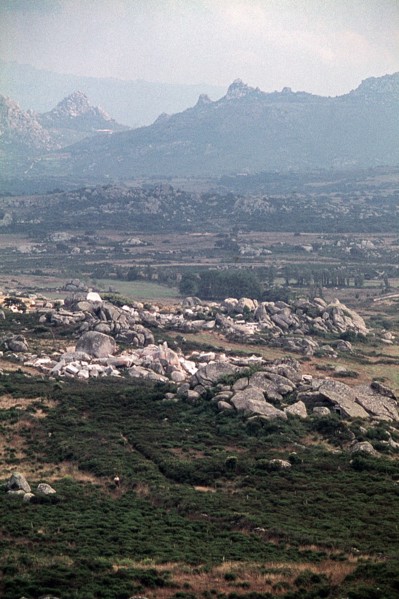 Nature, Italy, region of Sardegna 1975 Piana de Grandi Sassi - Valle della Luna (Plain of the Big