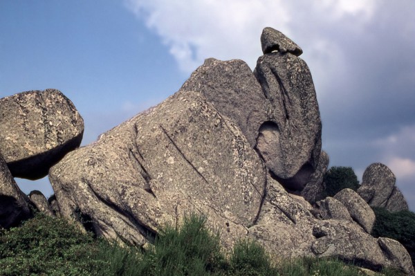 Nature, Italy, region of Sardegna 1975 Piana de Grandi Sassi - Valle della Luna (Plain of the Big