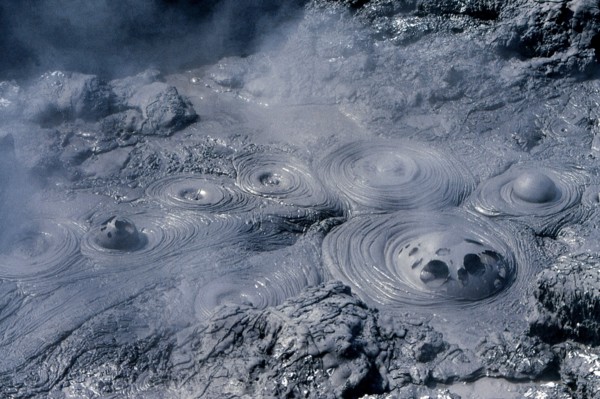 Nature, Italy, region of Campania, 1975 Solfatara of Pozzuoli.