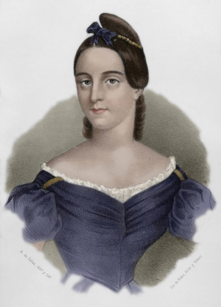 Mariana Pineda (1804-1831). Spanish heroine, liberal symbol of the struggle against the absolutist