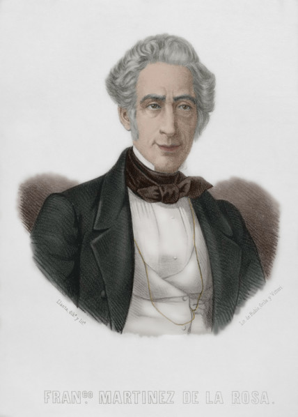 Francisco Martinez de la Rosa (1787-1862). Spanish statesman and dramatist. He was the first