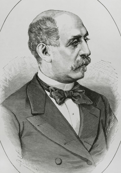 Pio Gullon Iglesias (1835-1917). Spanish politician and journalist. Member of the Liberal Party.
