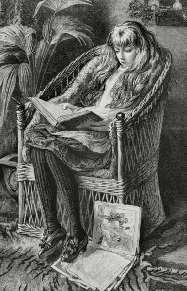 Fairy Tales"". Engraving after the painting by the British watercolourist Mary L. Gow (1851-1929).