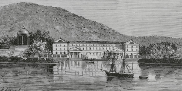 France. Hospital of Saint-Mandrier. It was intended for cholera patients during the epidemic. The