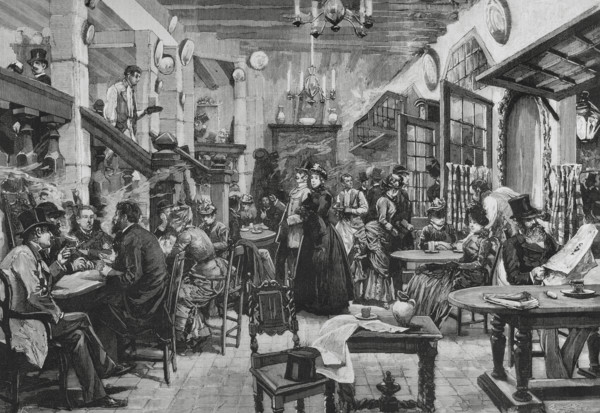 Paris, France. Cabaret called ‘L'Auberge des Adrets’. It replicated the appearance of an old inn.