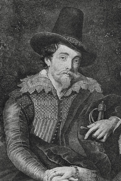 Peter Paul Rubens (1577-1640). Flemish Baroque painter. Engraving after a painting by Rubens