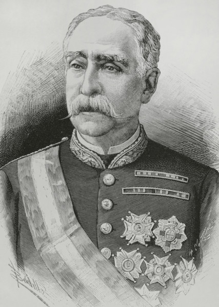 Miguel de la Vega-Inclan y Palma (1820-1884). Spanish military. Governor of Puerto Rico (1884).