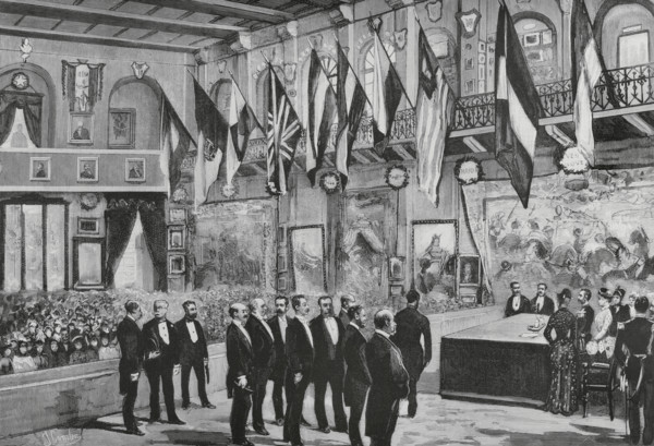 History of Spain. Madrid. Exposicion Literaria y Artistica (Literary and Artistic Exhibition).