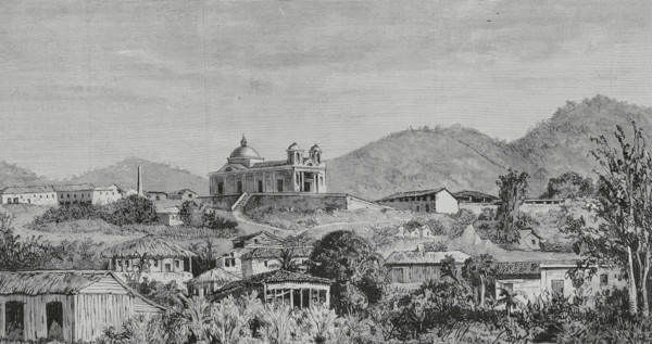 El Cobre, Cuba. General view of the Sanctuary of the Charity del Cobre (Santuario de Nuestra Senora