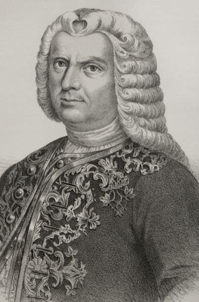 Juan Francisco de Guemes y Horcasitas (1681-1766), 1st Count of Revillagigedo. Spanish nobleman and