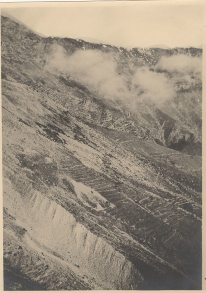 Erosion of the soil