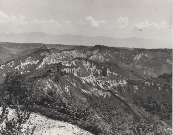 Badlands. Civita di Bagnoregio, Italy,