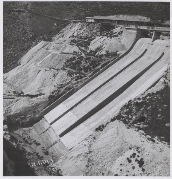 Carboj Dam, Sambuca in Sicily, Italy,