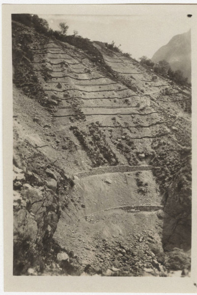 Land works in order to prevent the erosion of the soil