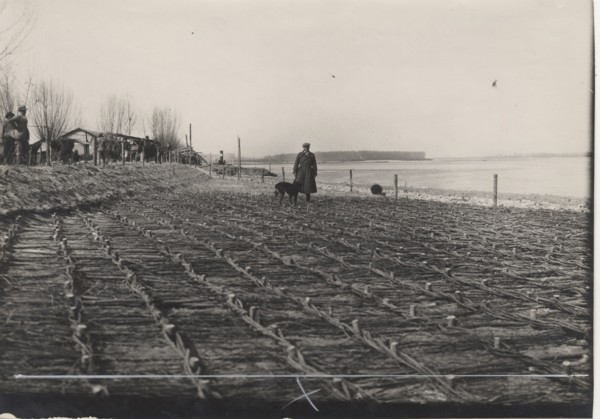 Po River land reclamation works