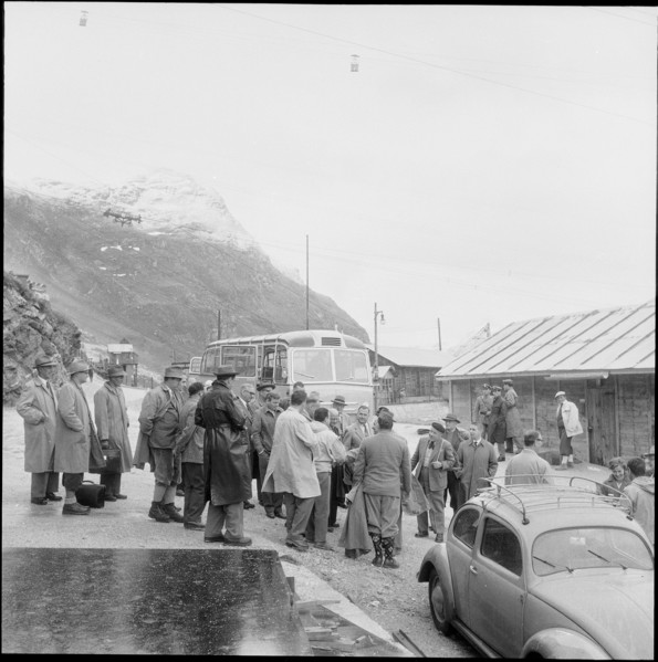 Official opening: Valle di Lei reservoir 1963.