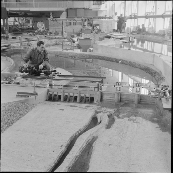 Model of Koblenz power station, ETH Zurich 1958.