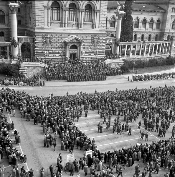 Funeral of General Guisan, 1960.
