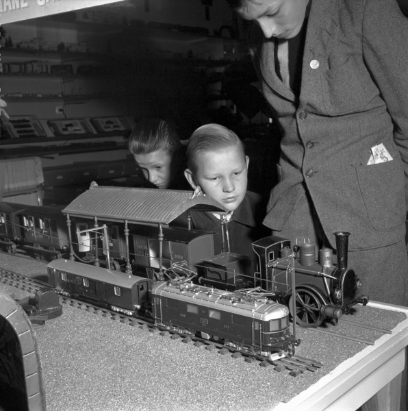 Model railway, 1956.