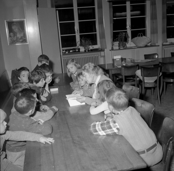Leisure club operated by miss M. Schumacher, Zurich 1956.
