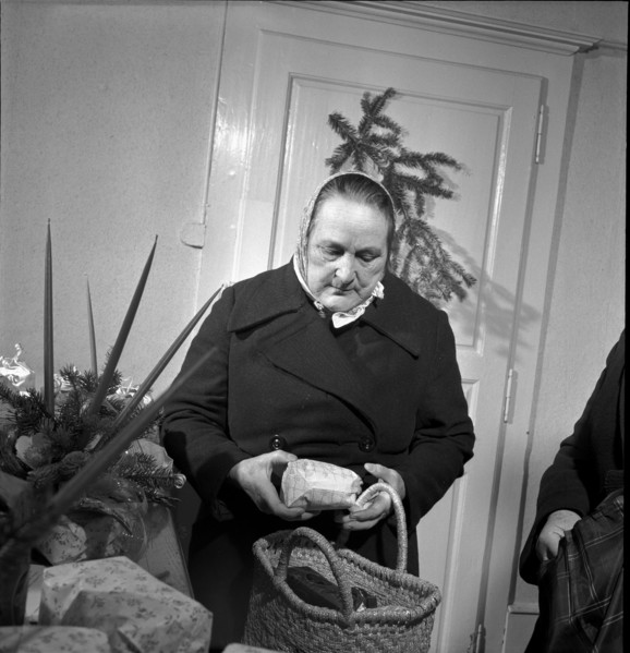 Don Robin day in La Tour de Peilz, 1954.