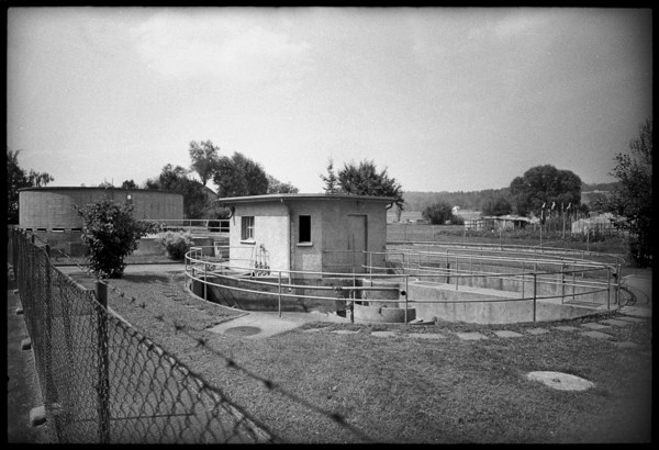 Sewage treatment plant at Bassersdorf 1971.