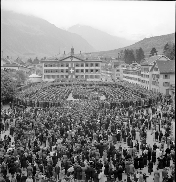 Voters meeting Glarus 1940.