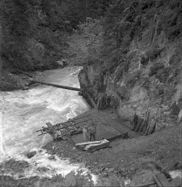 Valais, Miners; Goltschried coal mine; 1941.