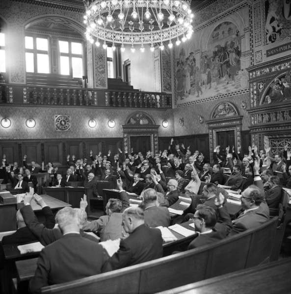Swiss Press Association: Swiss print media day, 1962.