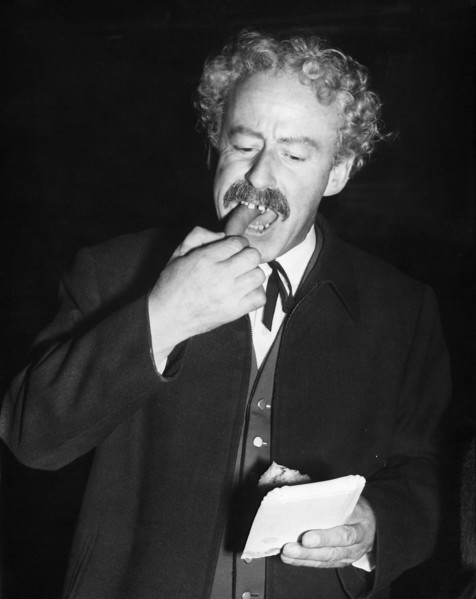 Zarli Carigiet eating a sausage, 1961.