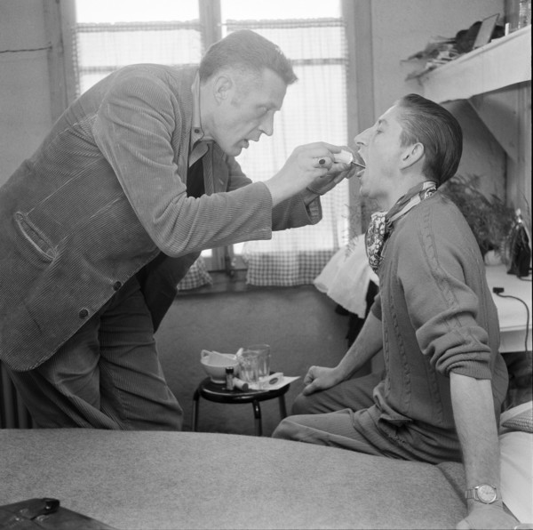 Medical checkup on Limmernboden 1959.