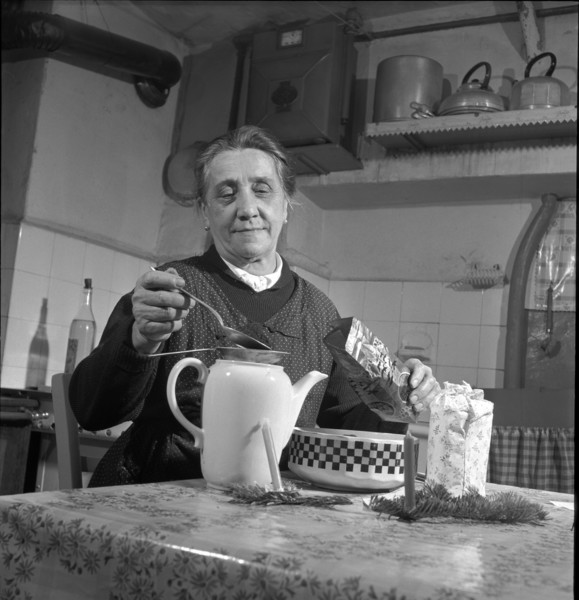 Don Robin day in La Tour de Peilz, 1954.