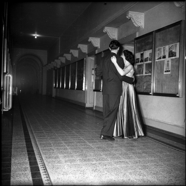 Dancing Couple at the Polyball 1952.