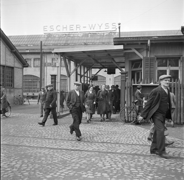 Closing Time at Escher-Wyss, 1949.