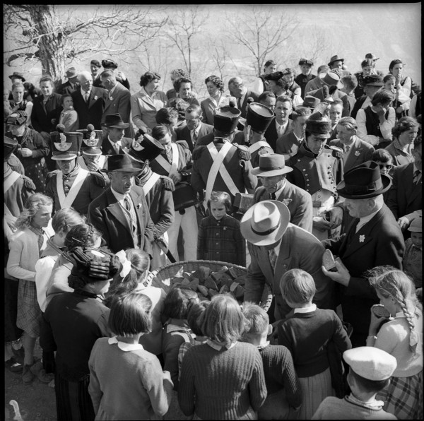 Feast of St. George in Chermignon, 1955.