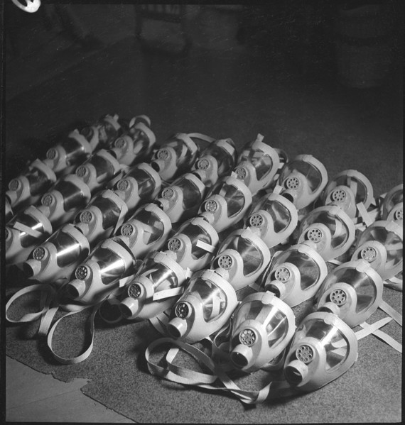 Swiss Gas Masks, 1938.