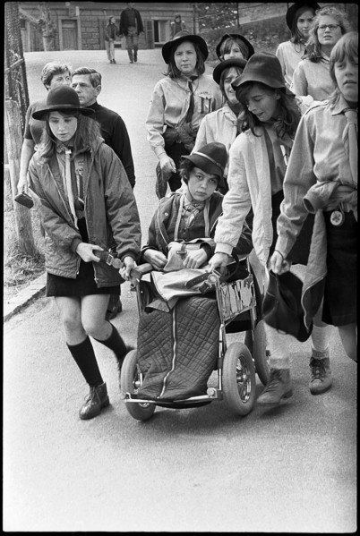 Scouts at the people's march 'Bread for Brothers', 1970.