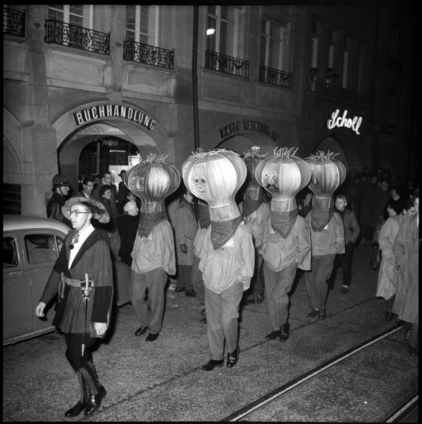 Zibelekopf am Zibelemarit, Berne 1958.