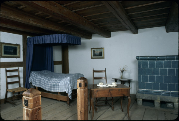 St. Peter Island: Jean-Jacques Rousseau's room, 1981.
