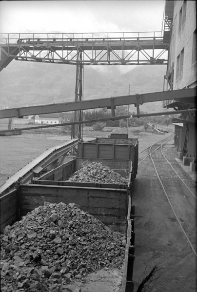 Iron ore mine Gonzen; 1946.