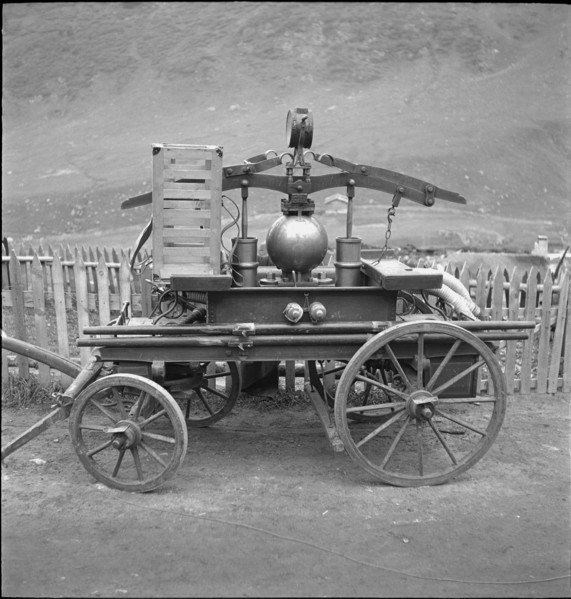 Fire in Selva, 1949: Fire Brigade Pump.