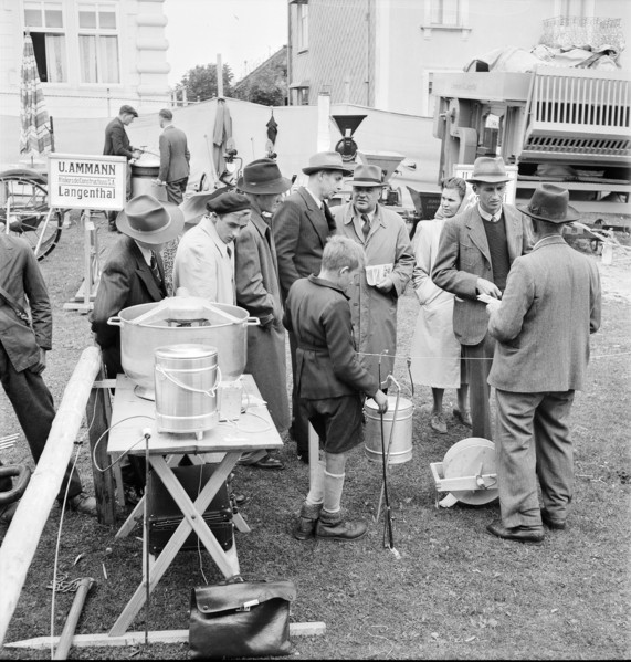 42nd Marche-Concours Saignelegier, Market, 1945.