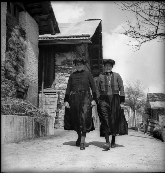 Women in Valais village, 1942.