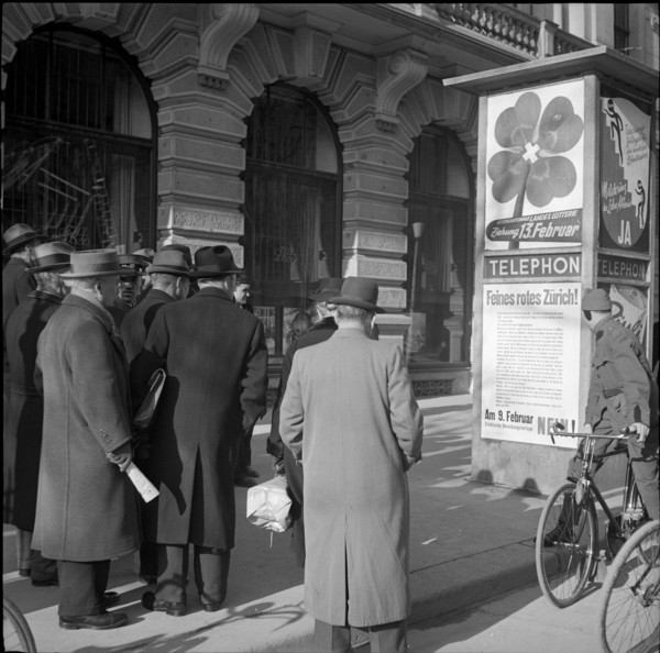 Election posters, slogan; 1941.